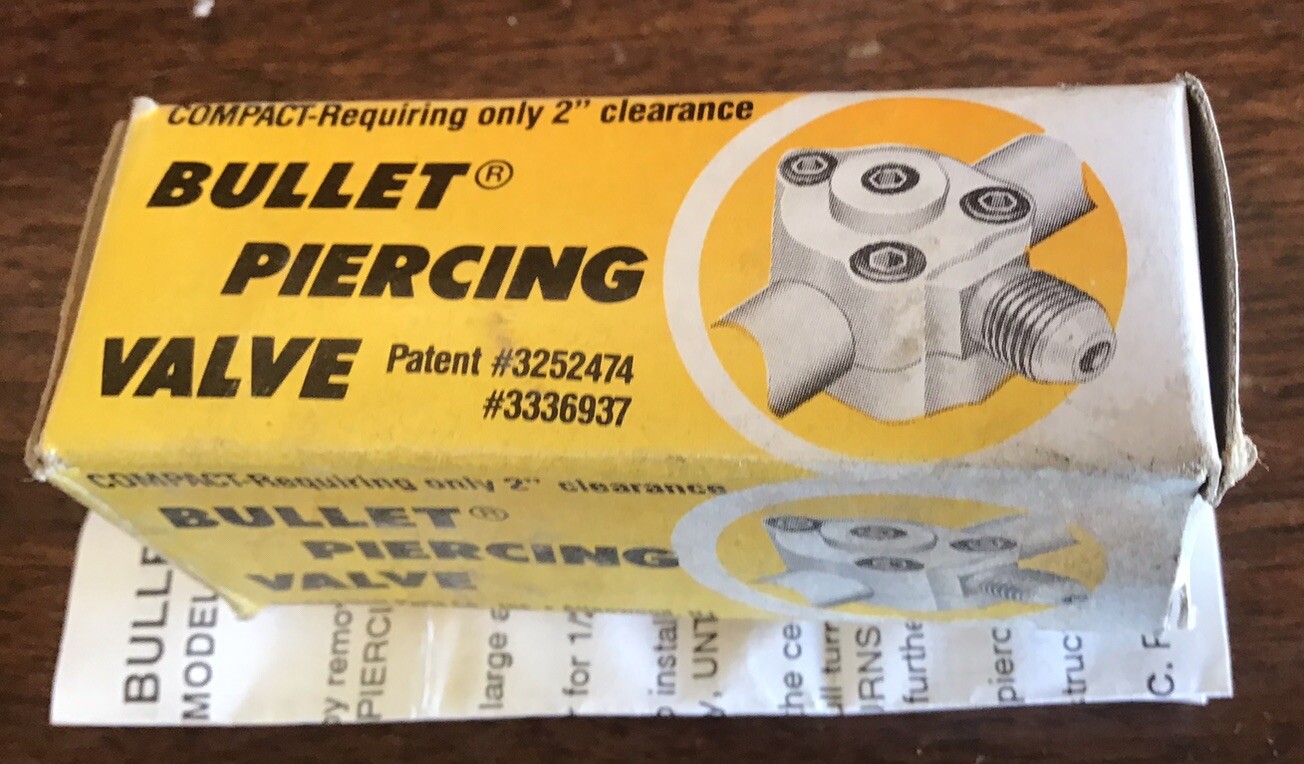 Bullet Piercing Valve BPV-31 Sealed Unit Parts