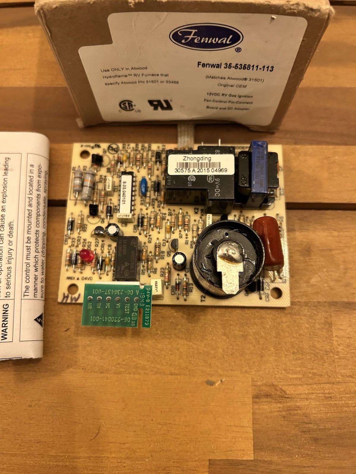FENWAL RV Heater Control Board 35-535811-113