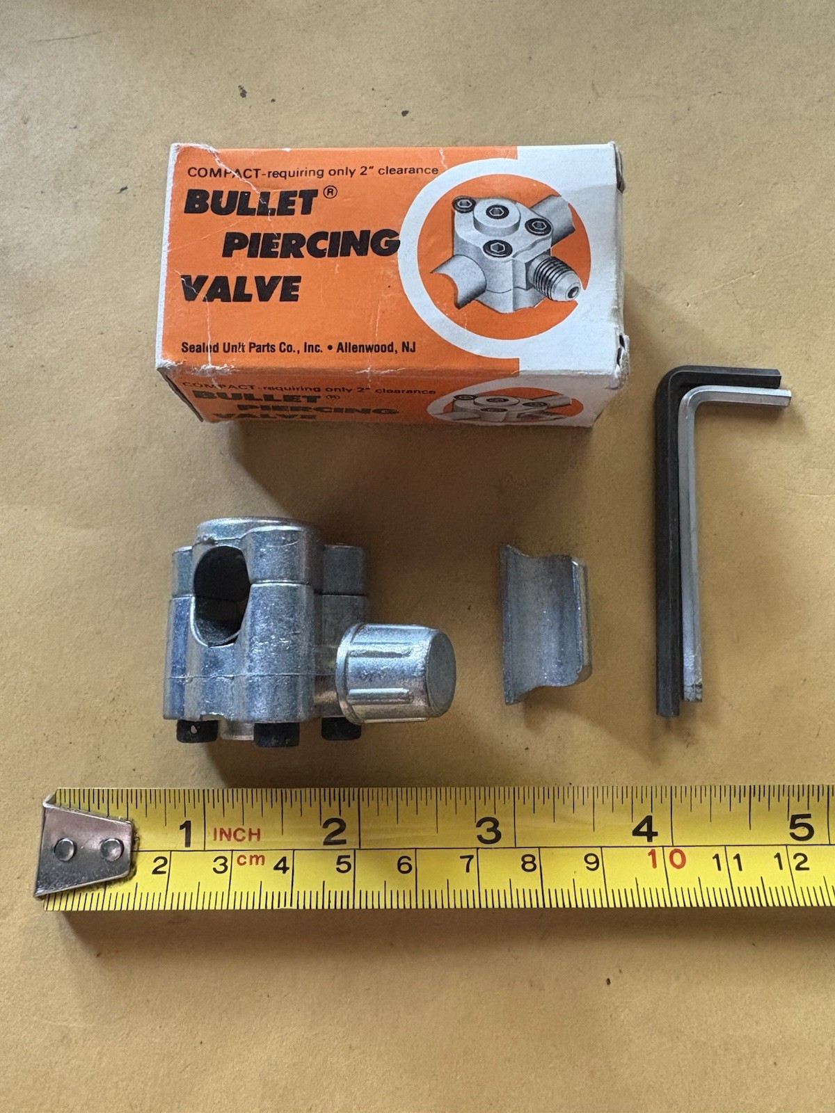 1 Pc BPV 21 Bullet Piercing Valve Line 1/2”-5/8” Tap Valve Kit HVAC Nos