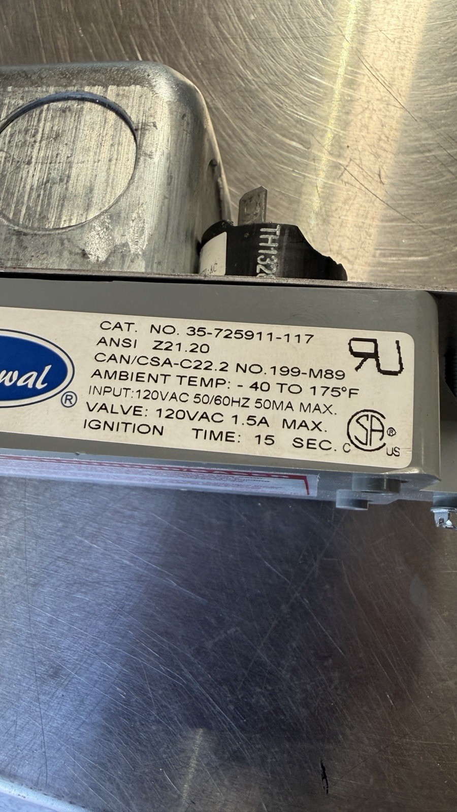 FENWAL 35-725911-117 120VAC FENWAL DIRECT SPARK IGNITION CONTROL