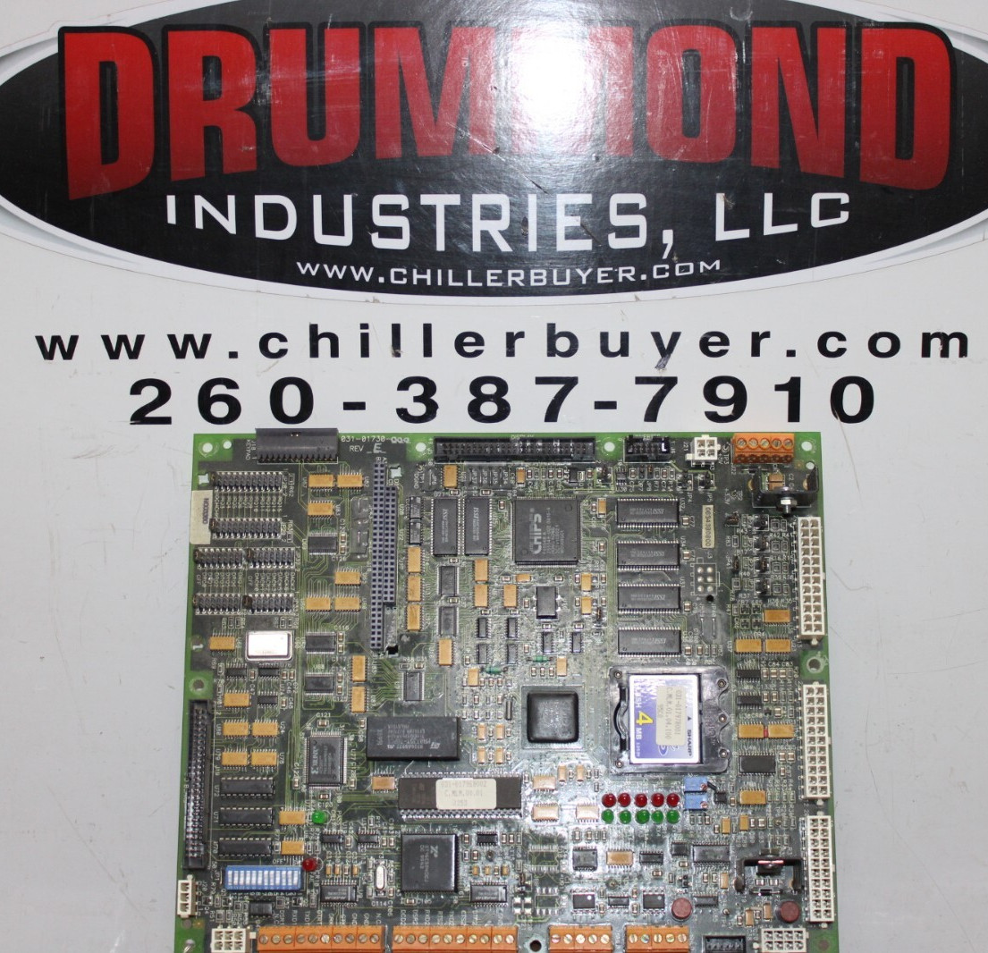 YORK HVAC CHILLER CONTROL CIRCUIT BOARD 031-01730-000 REV. E W/ 4MB MEMORY
