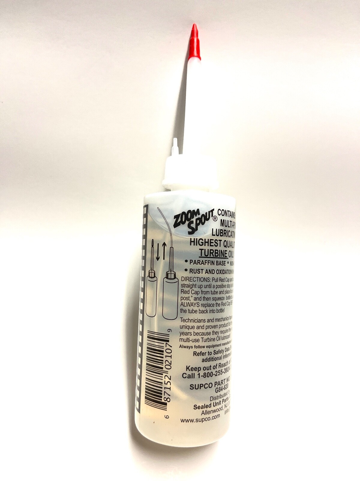Genuine OEM SUPCO MO98 Zoom Spout Lubricating High Temperature Turbine Oil USA