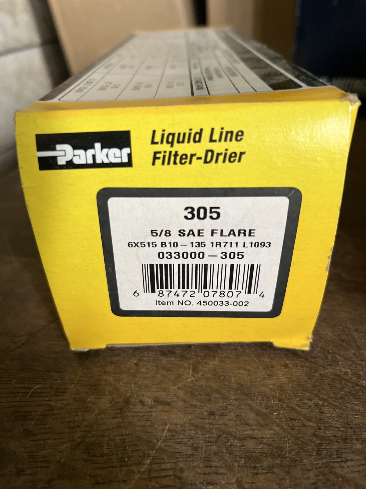 NOS Parker Liquid Line Filter Drier 305 5/8 In SAE Flare