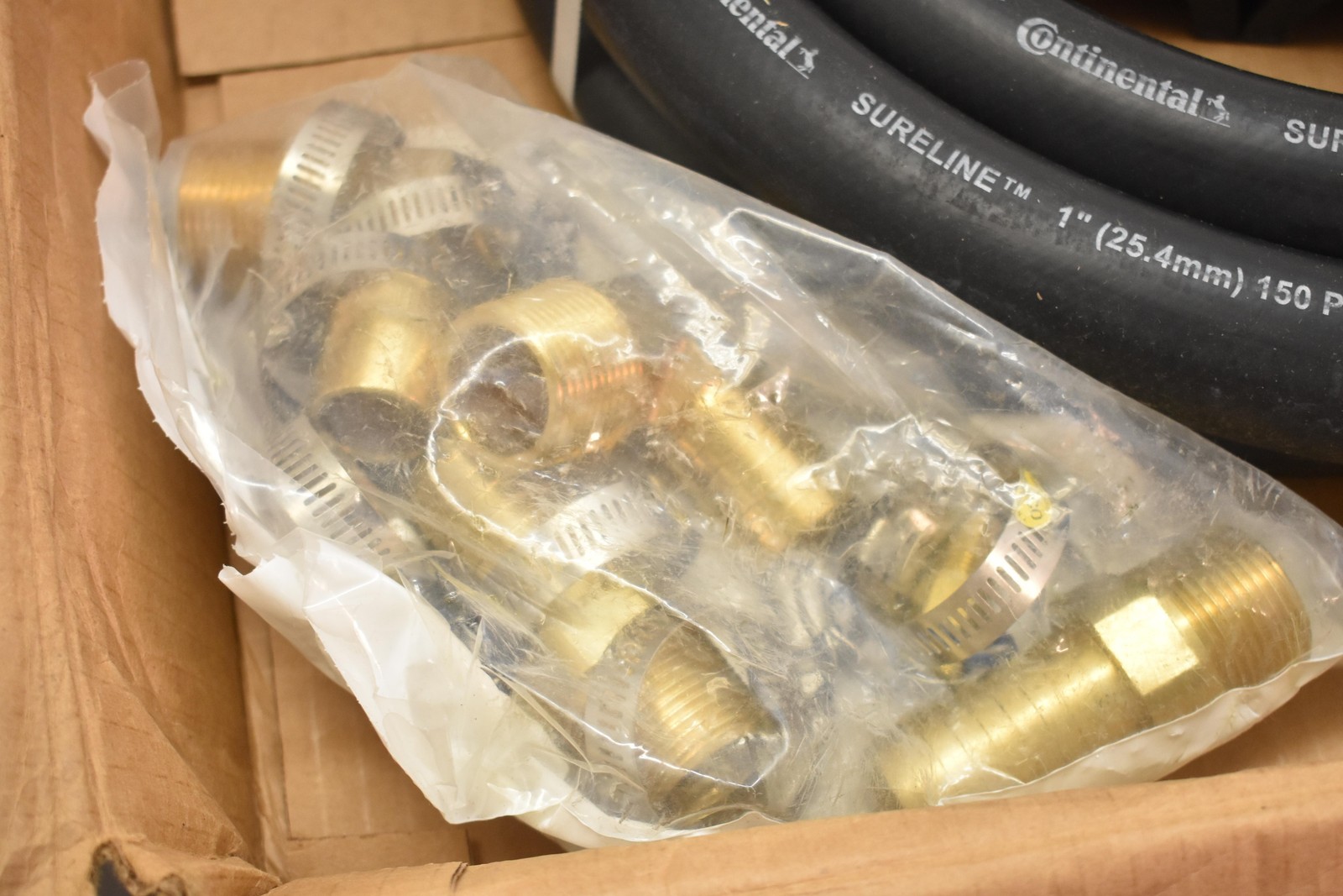 Geo-Flo GHK-1L Hose Kit 1101 Heat Pump HVAC 1 In FPT Connections Black Brass