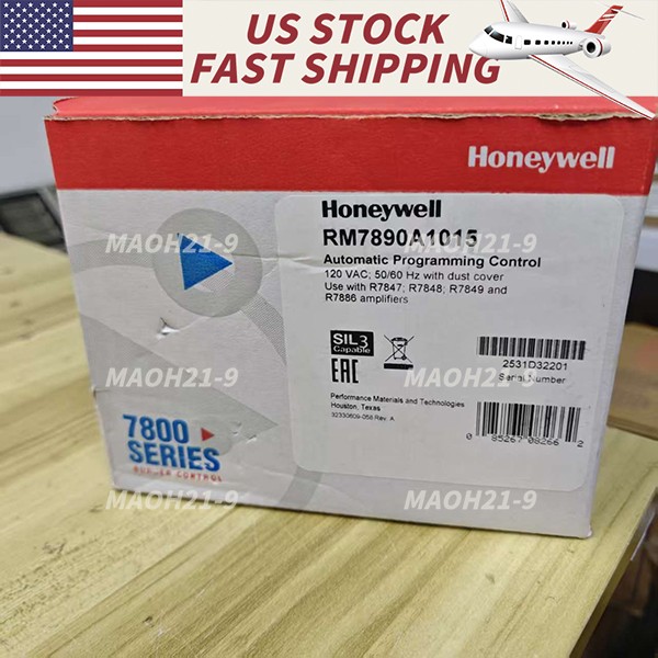 Honeywell RM7890A1015 Industrial Boiler Control, Free Shipping