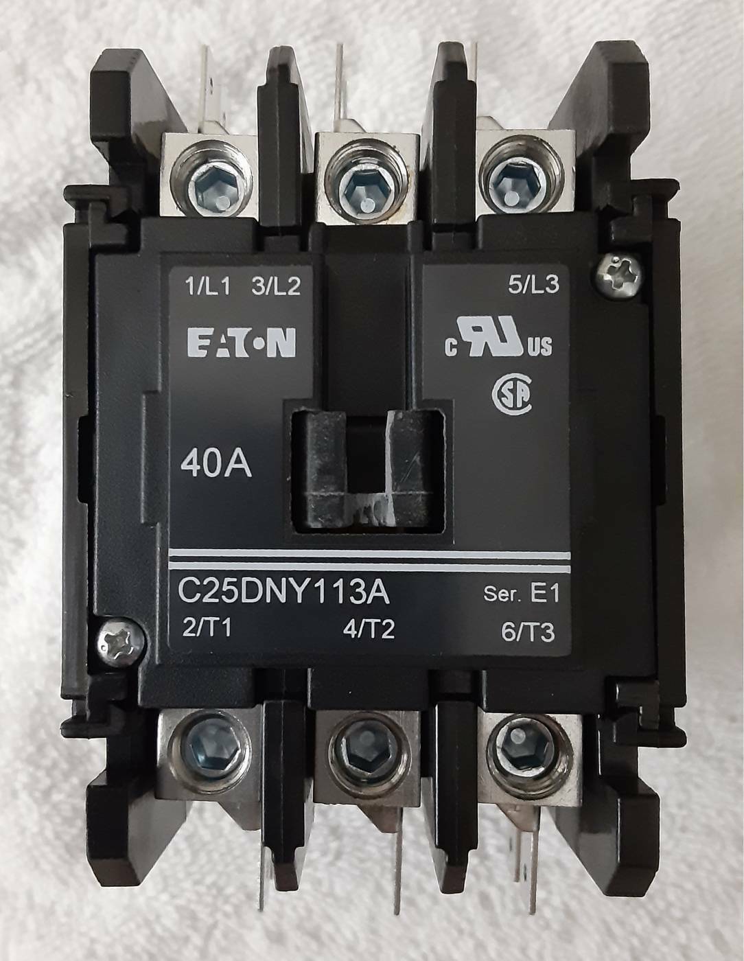 EATON Contactor C25DNY113A. 40A. 120V 3P. New in box. Free Shipping.