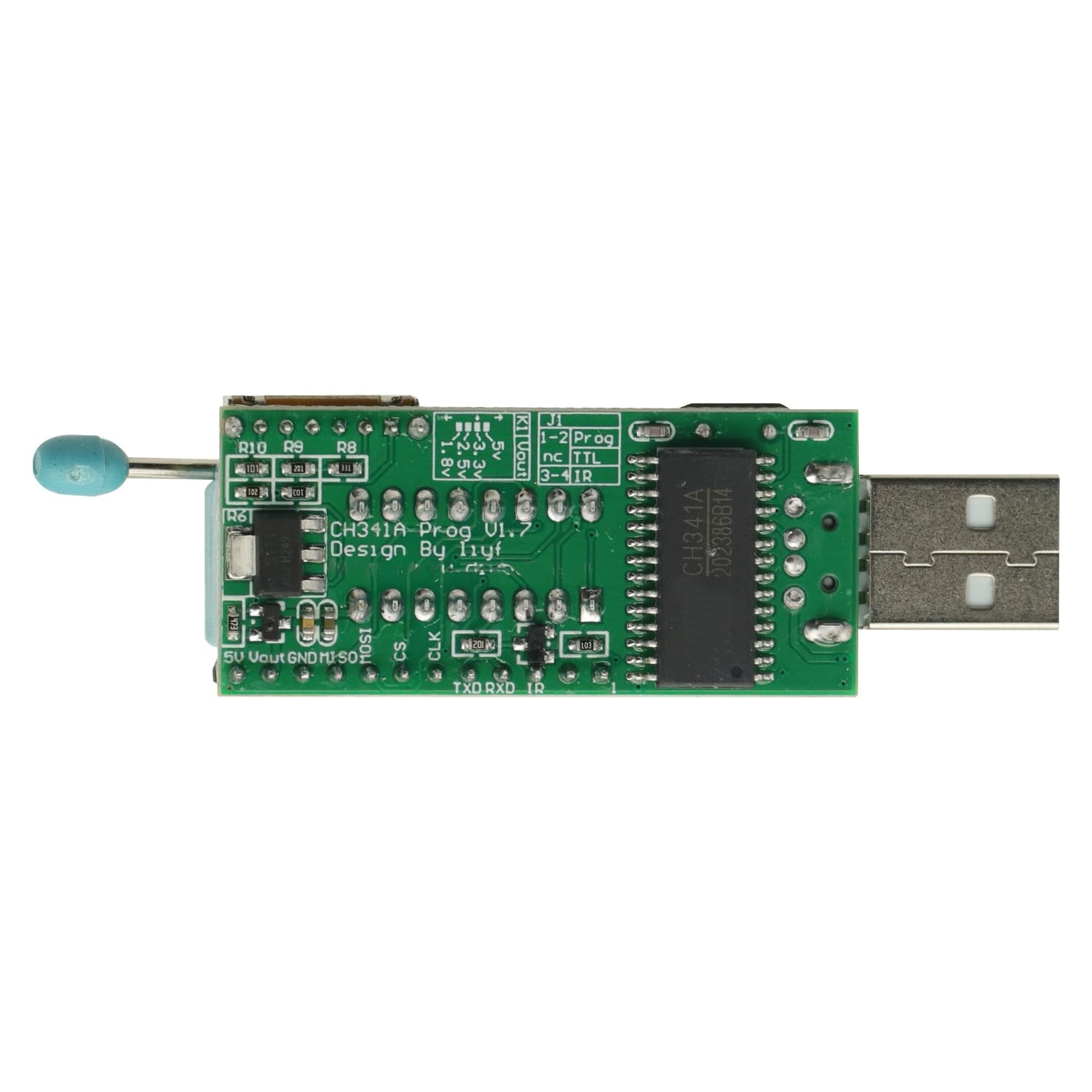 CH341A Programmer V1.7 1.8V Level Conversion W25Q64FW W25Q128FW GD25LQ64
