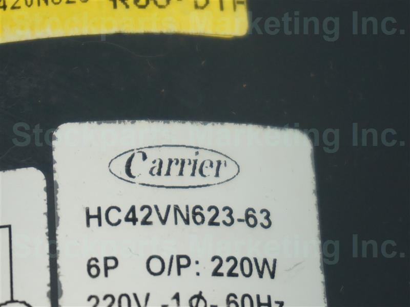 Carrier HC42VN623-63 HC42VN62363 6P 220V Motor Fan Assy 30 Days Warranty