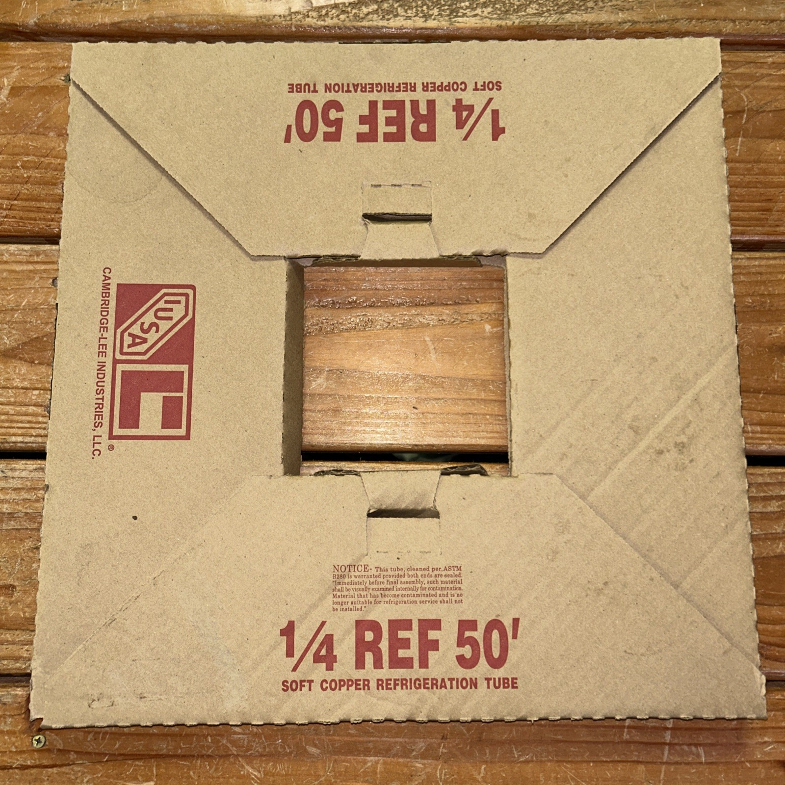 NEW IN BOX- Cambridge-Lee Industries 1/4″ REF 50′ Soft Copper Refrigeration Tube