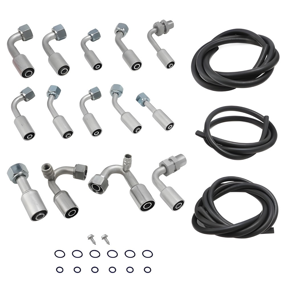 Universal Air Conditioning Hose Kit for Cars Trucks Vehicle AC – Extended Hose