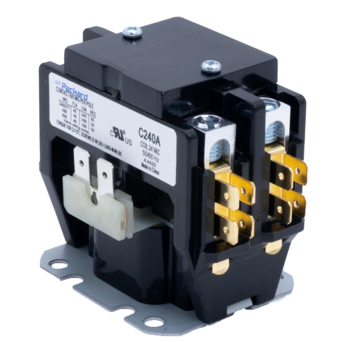 Packard C140A 2 Pole Contactor (24V, 40Amp)