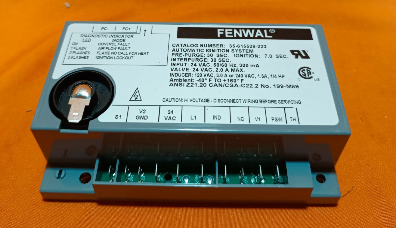 Fenwal 35-615526-223 Automatic Ignition System