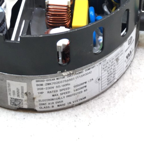 BROAD-OCEAN ZWK702E0756501 ECM Module ONLY S1-32436223001 230V 1HP used #W083