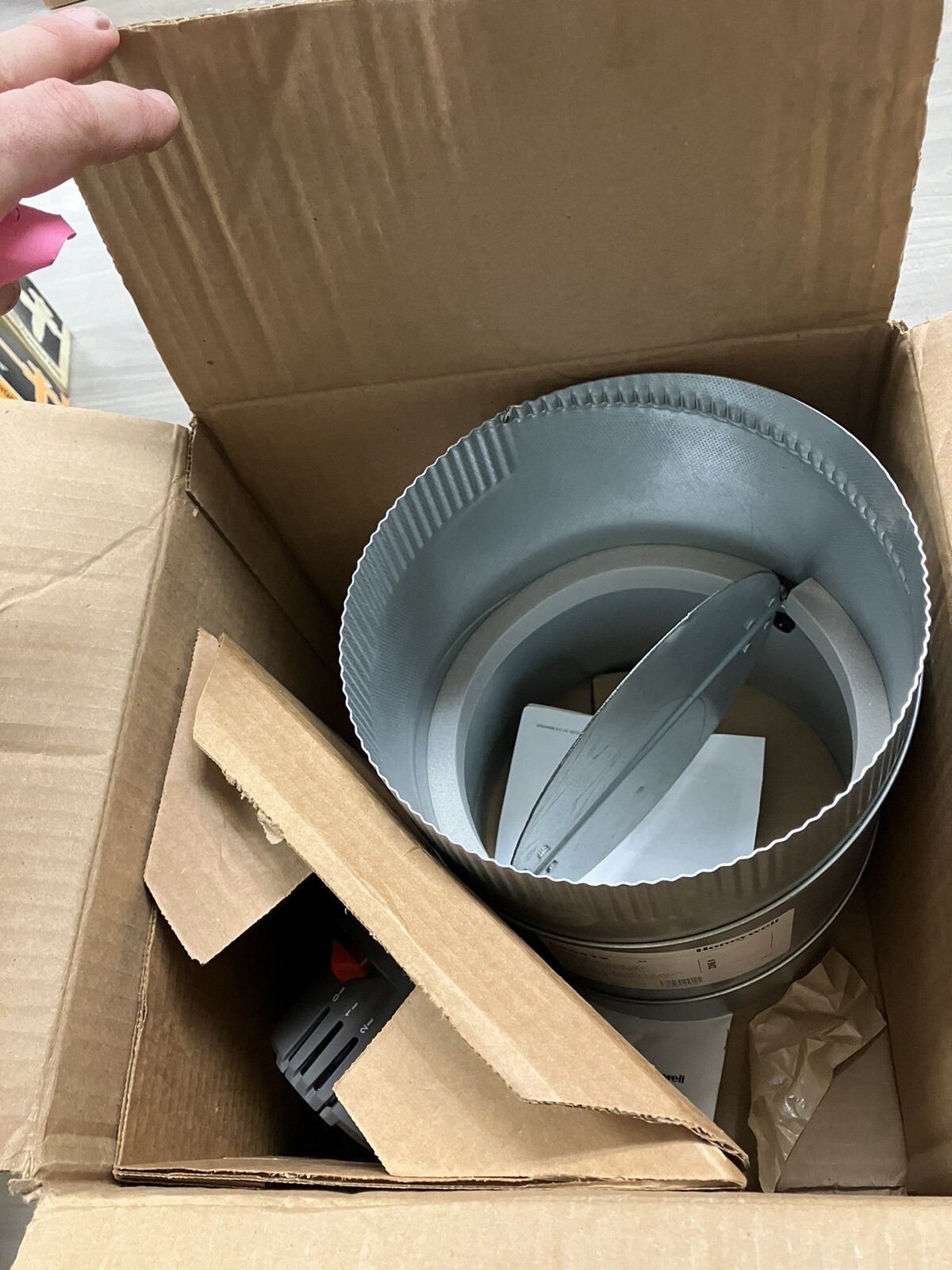 Honeywell TrueZONE Round Supply Damper (ARD8TZ) 8″ bypass damper