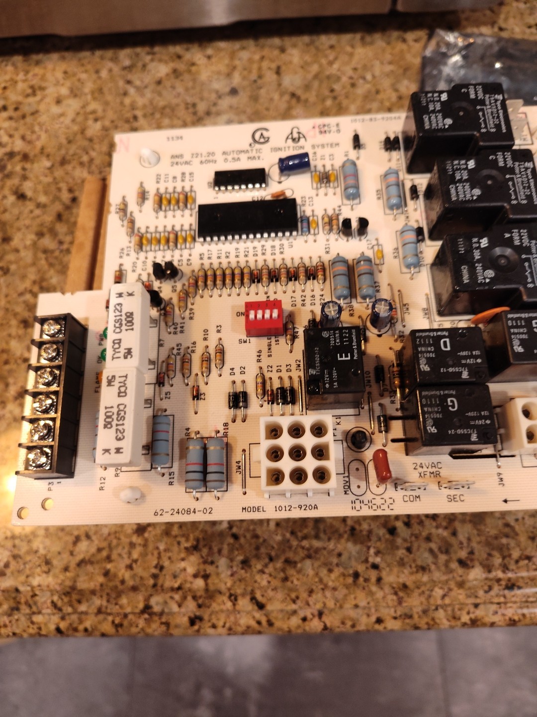 Rheem Ruud Protech Circuit Board 1012-920A