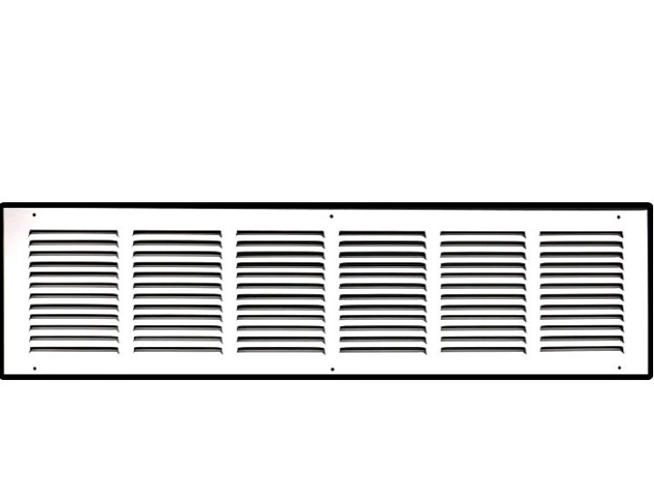 Return Air Grille 30″ x 8″ White Steel Vent Cover for Wall and Ceiling