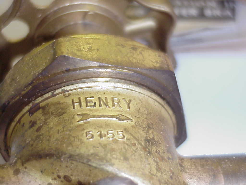 HENRY 5165 PACKLESS 5/8″ O.D. GOLDEN BANTAM GLOBE VALVE 500 PSI NOS- *FREE SHIP*