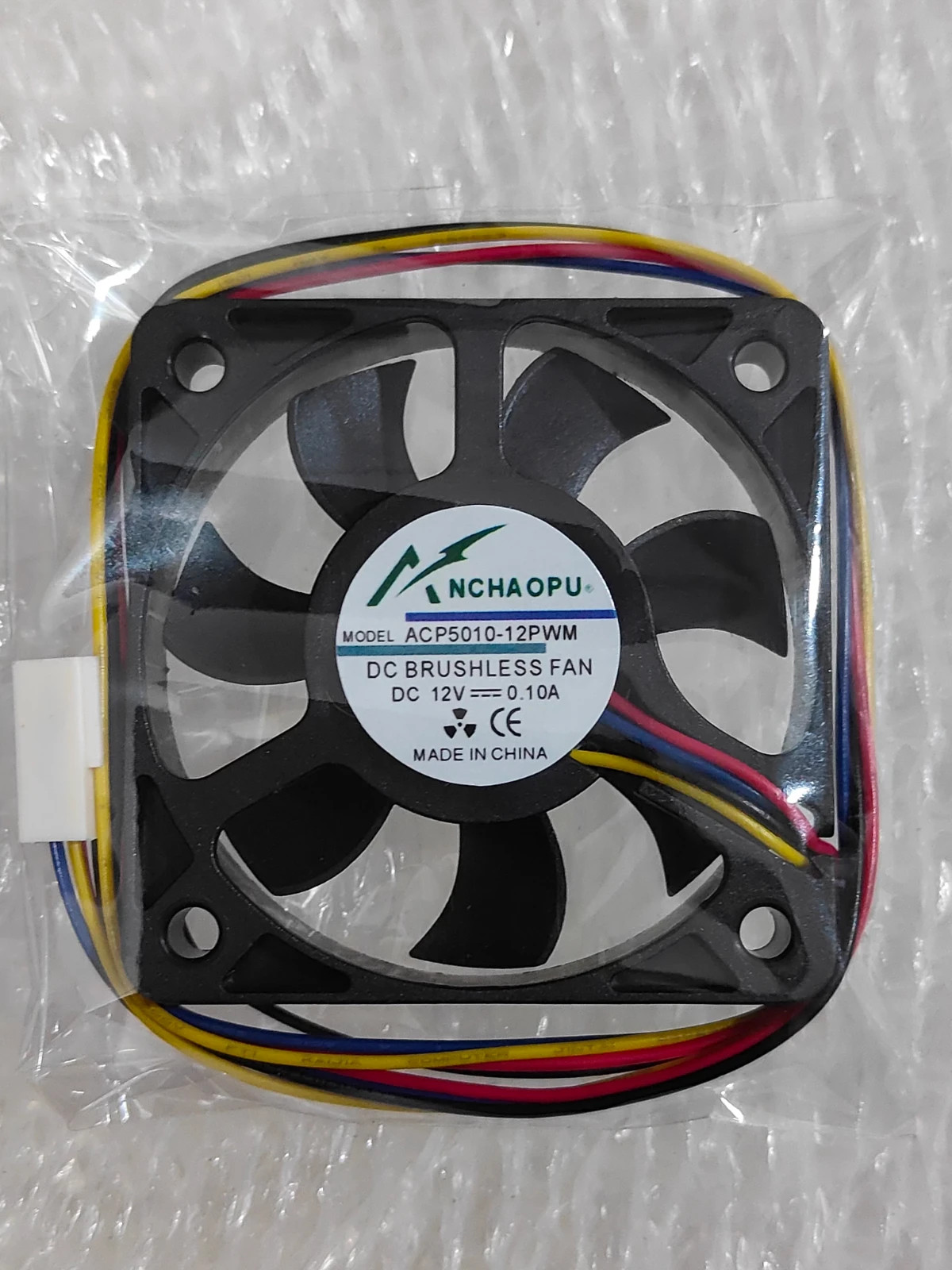 1PCS ACP5010-12PWM DC12V 0.1A 5CM 4-Pin Cooling Fan