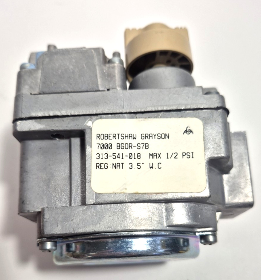 ROBERTSHAW 700-804 Gas Valve, 3/4 in, Natural Gas 6KXF6