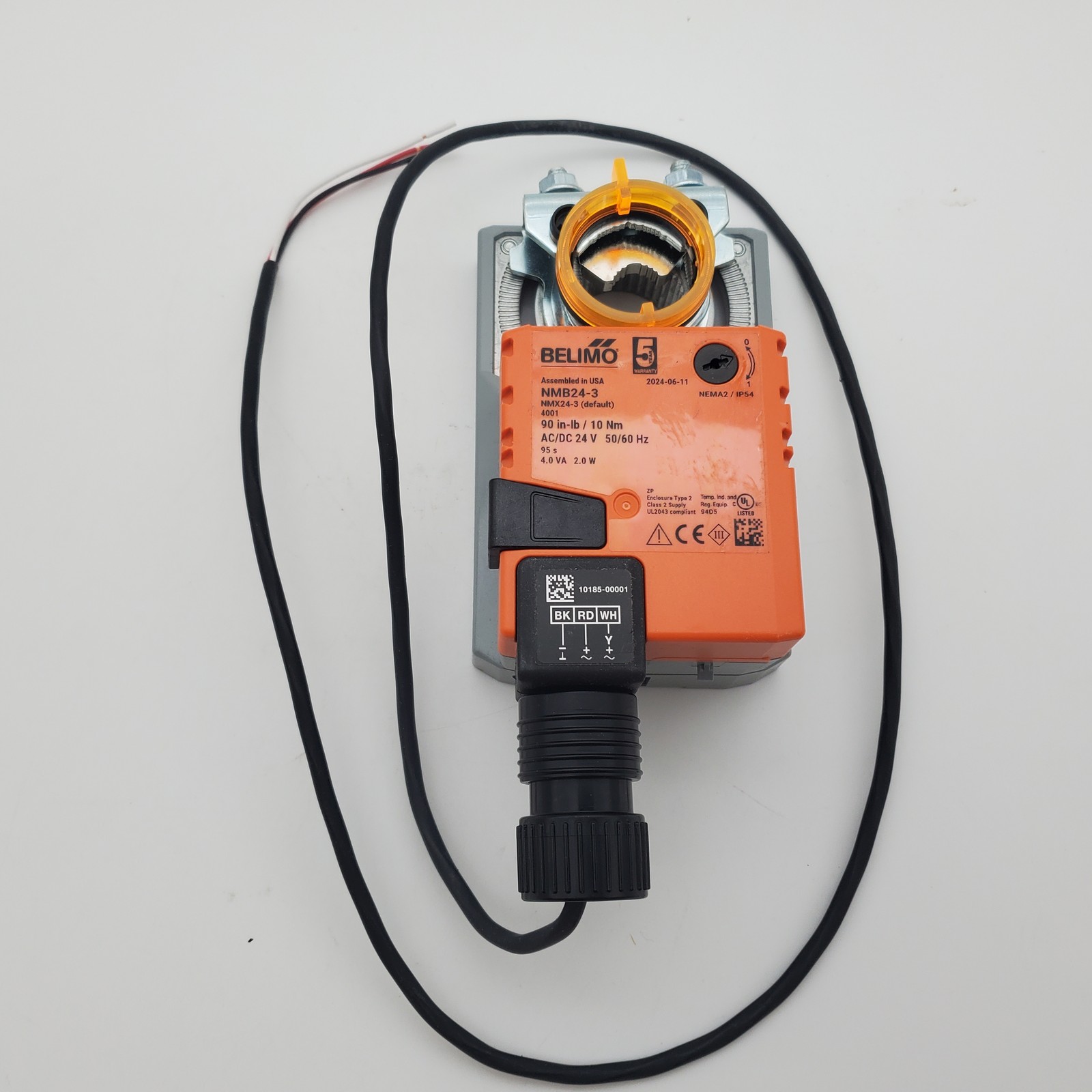 Belimo NMB24-3 Damper Actuator 90 in-lb AC/DC 24V