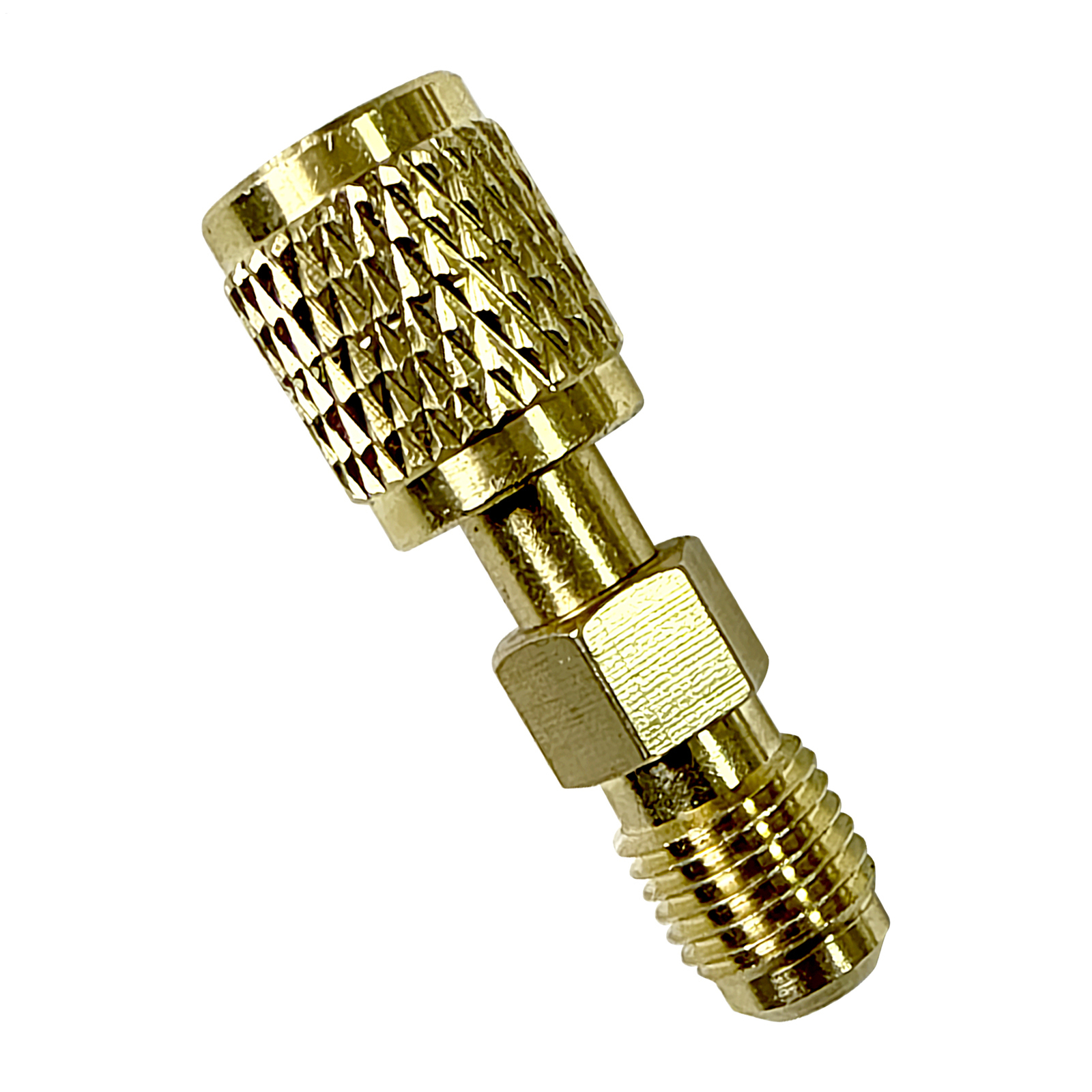 HVAC R32 Reverse Thread 1/4” Female, 1/4” Male Adapter For A2L R454B/R32 Tanks