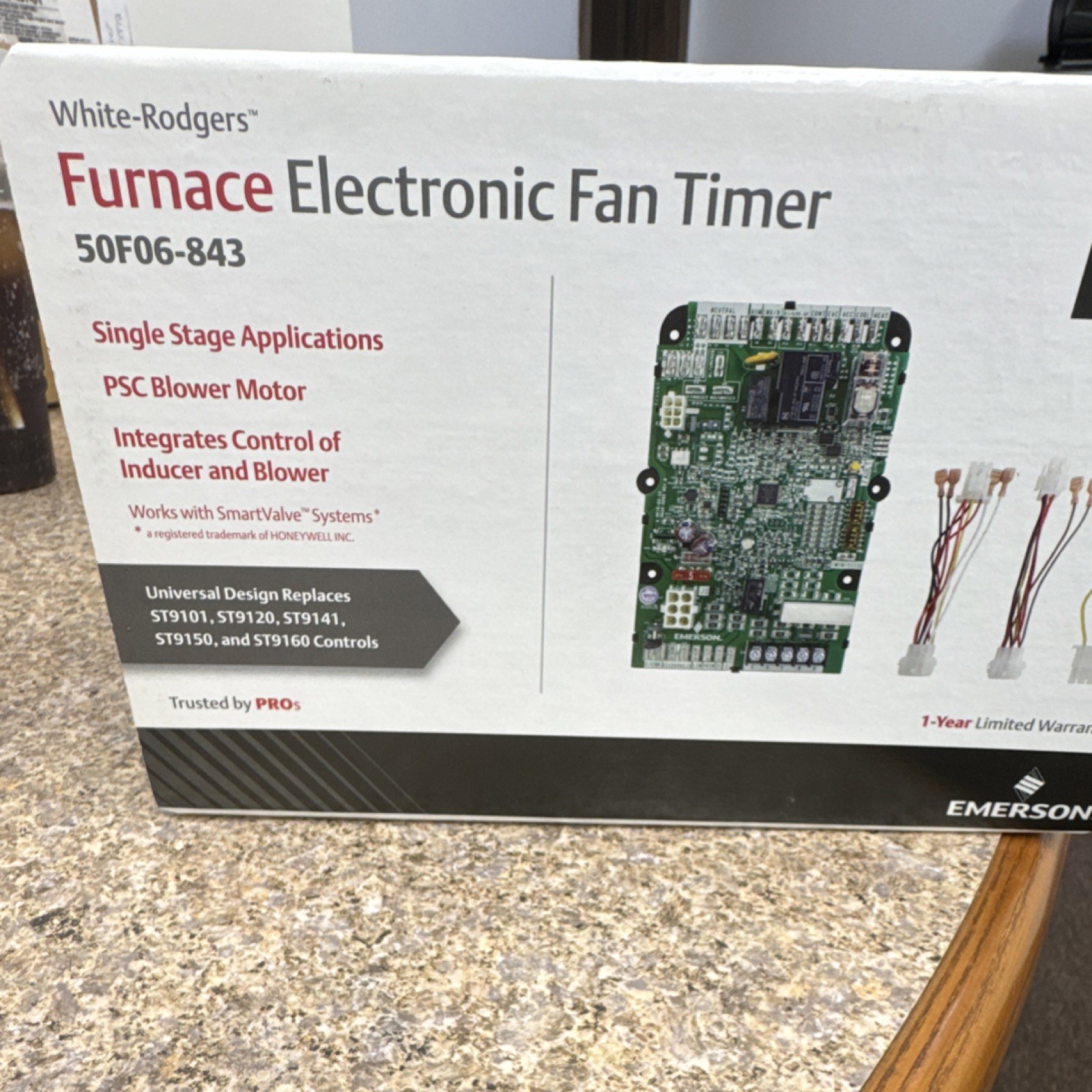 White-Rodgers 50F06-843 Furnace Electronic Fan Timer ST9101 ST9120 ST9120