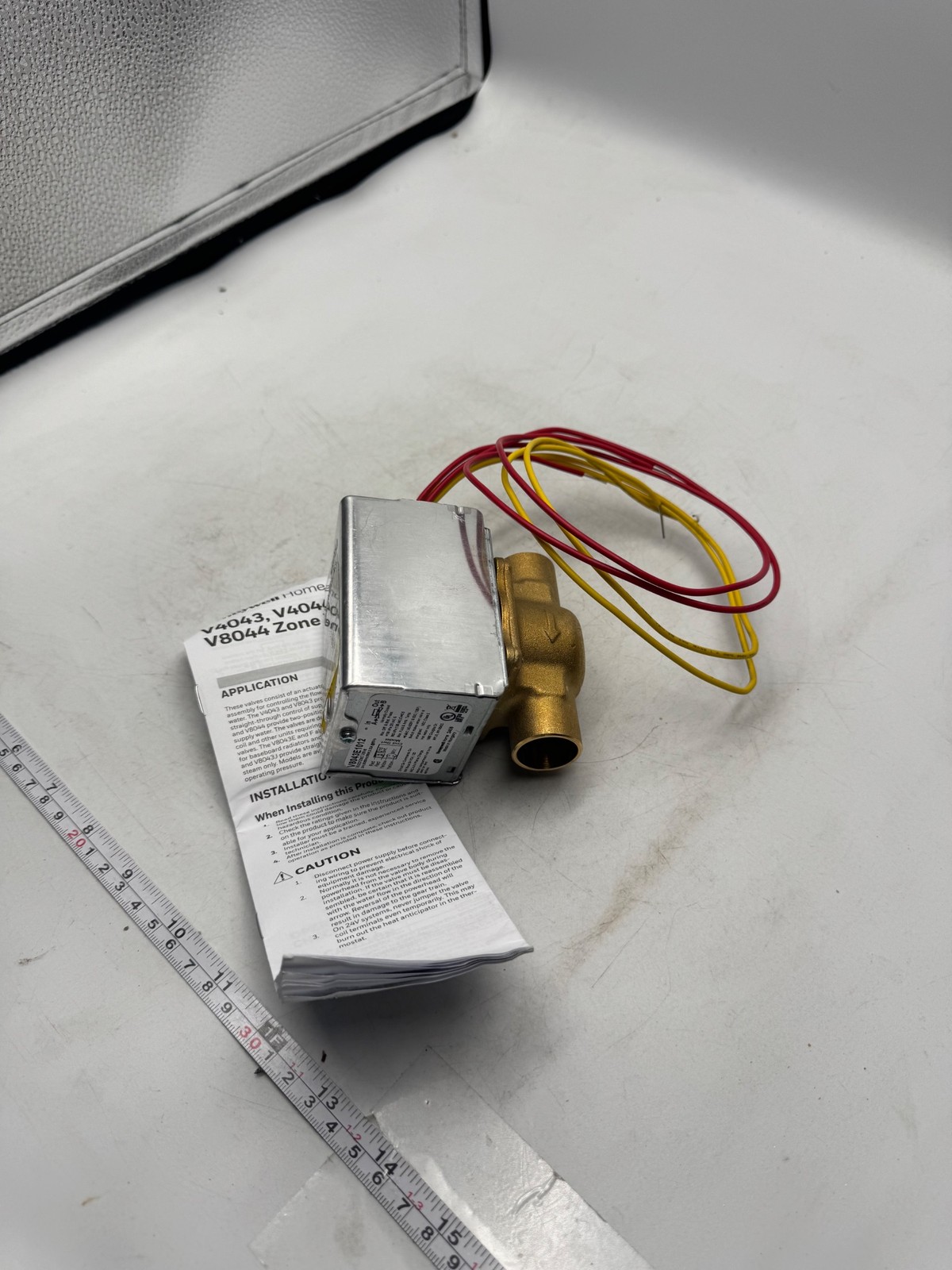 Honeywell Motorized Valve V8043E1012 24V Brass Zone Valve NC Hot Water Valve
