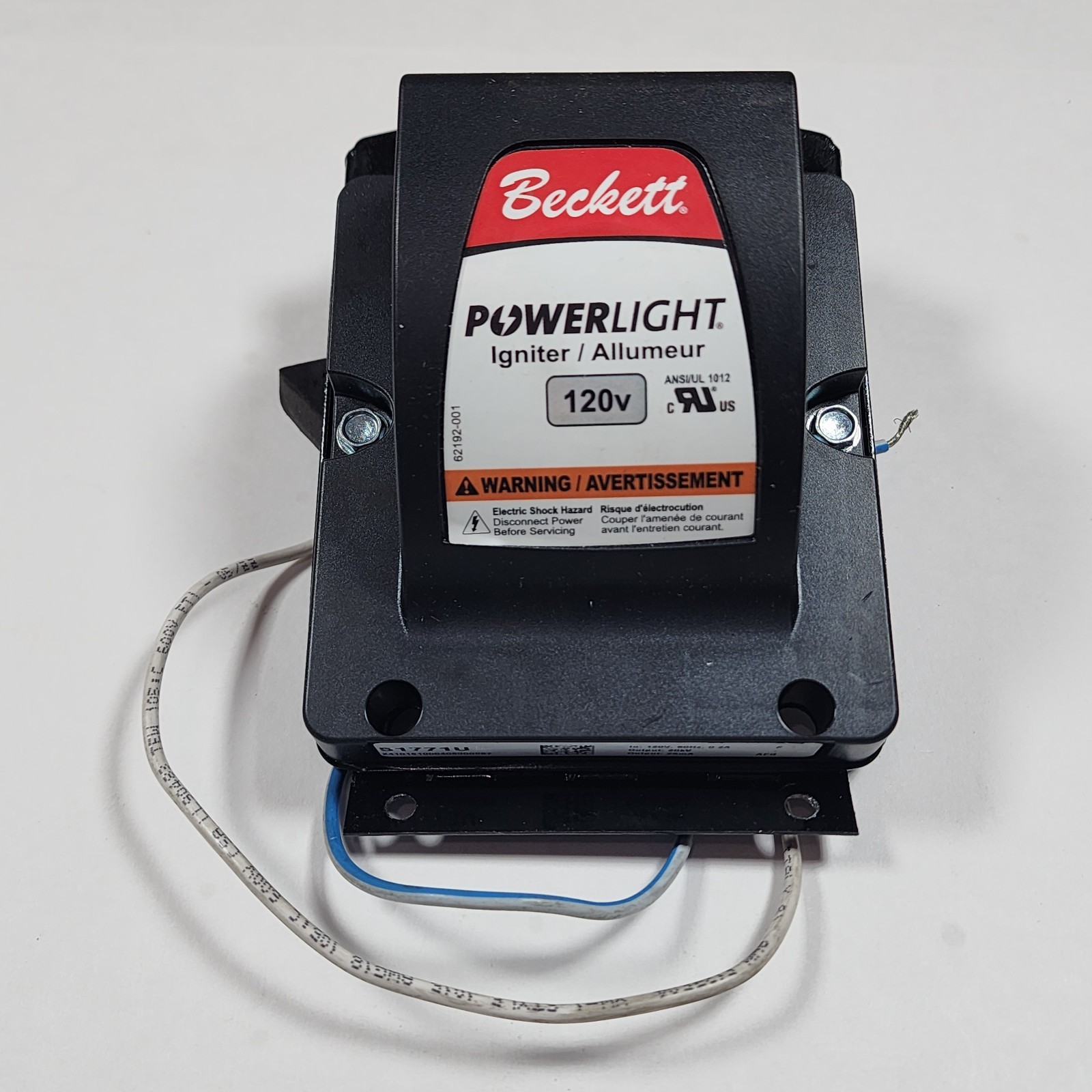 BECKETT Electronic Oil Igniter for A, AF, AFG, and NX Burners 51771U