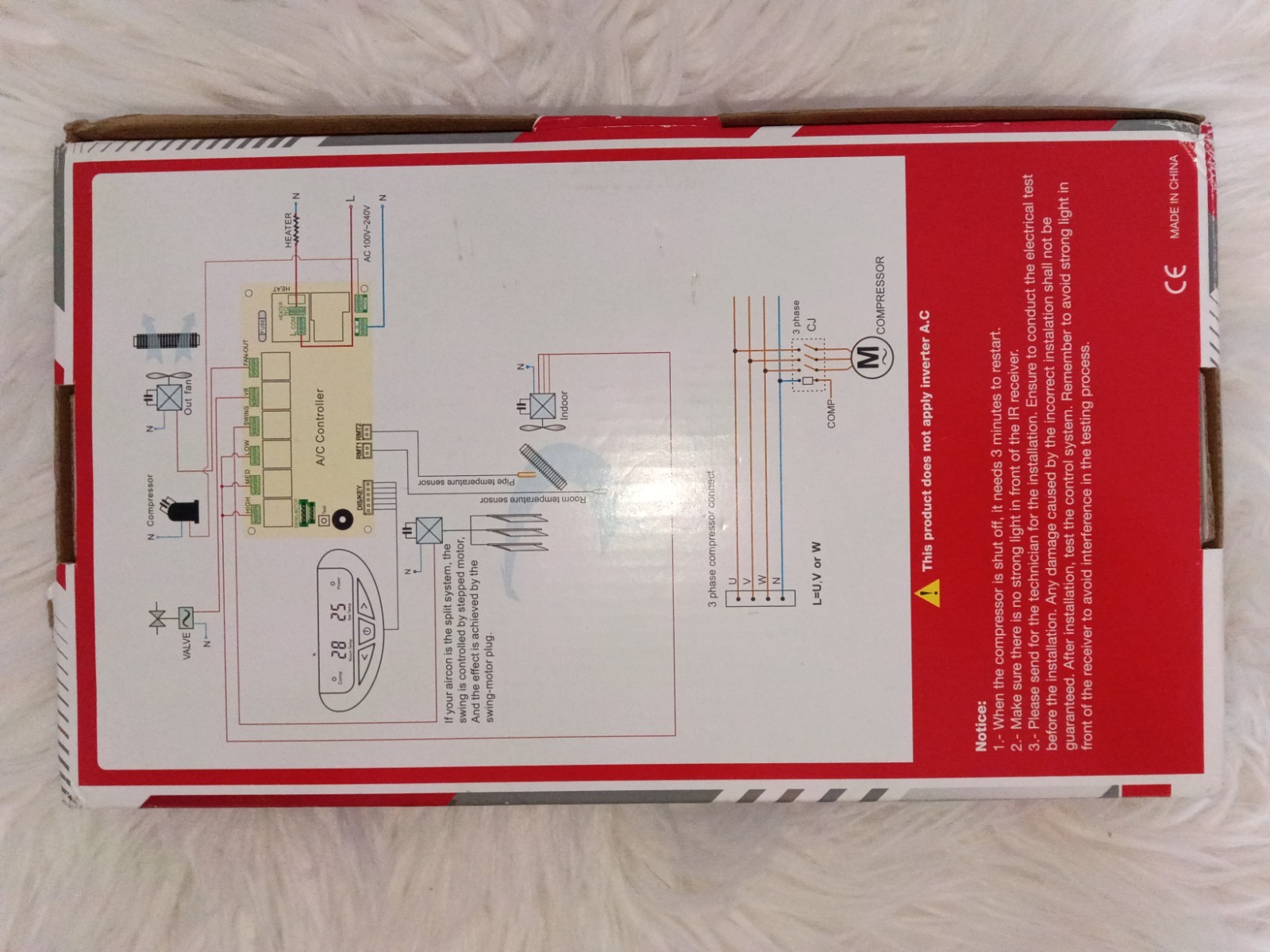 Everwell QD-60 Micro-Computer Remote Control For A/C Air Conditioner