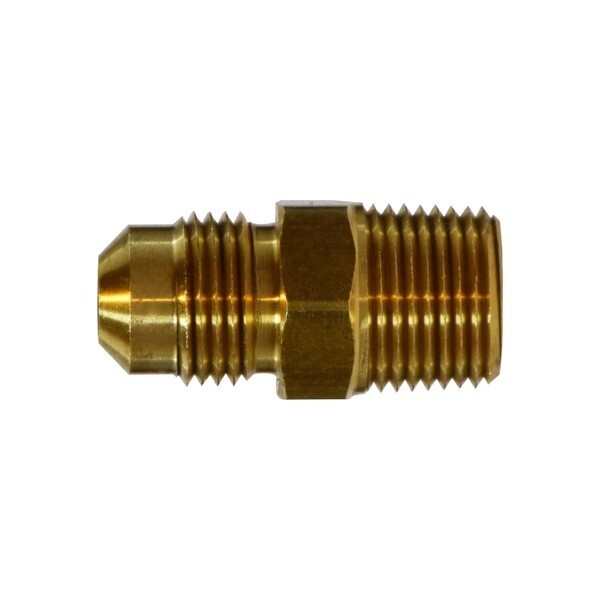 Brass Flare 5/16″ OD x 3/8″ Male NPT Connector Fitting Water Oil Gas line Copper