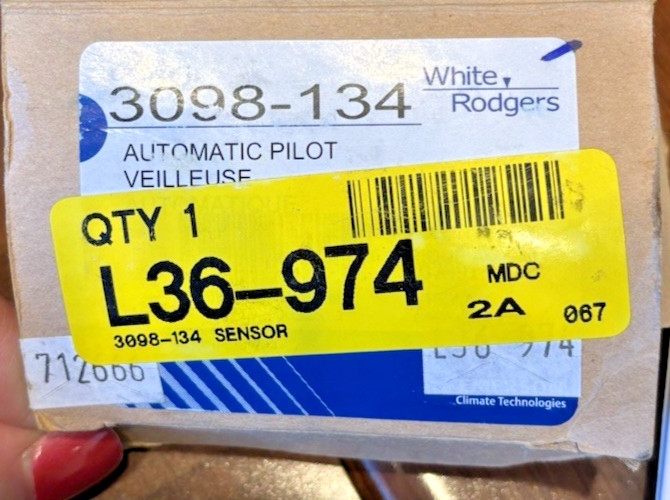 Emerson White-Rodgers 3098-134 48in. Mercury Flame Sensor