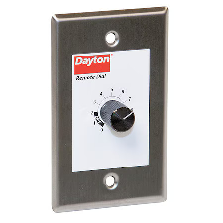Dayton 43Y140 Speed Control, 115/230V Ac, 0.5 A, Dial