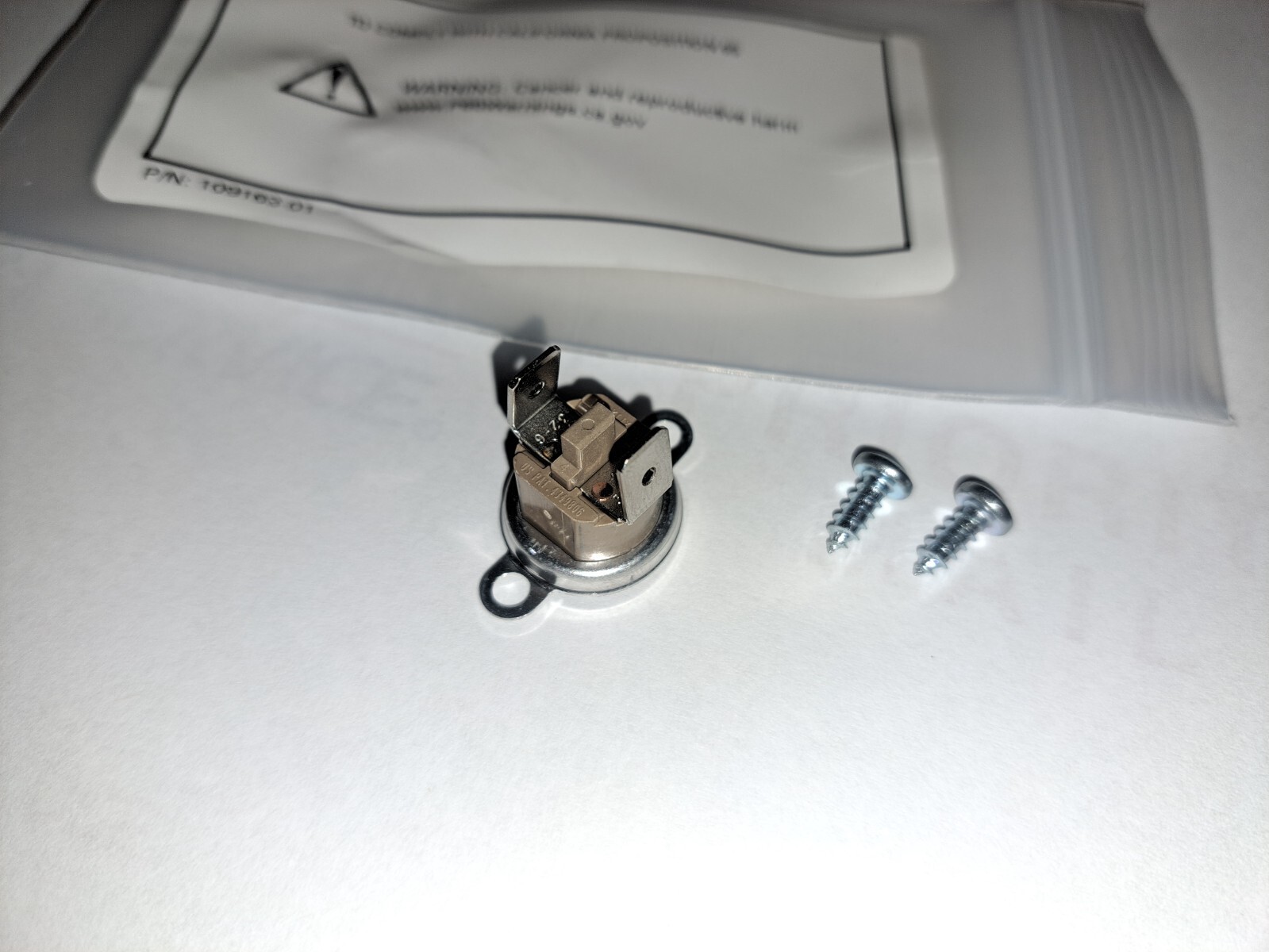 Proselect Blocked Vent Switch 200°F setpoint Manual Reset furnace Safety Limit