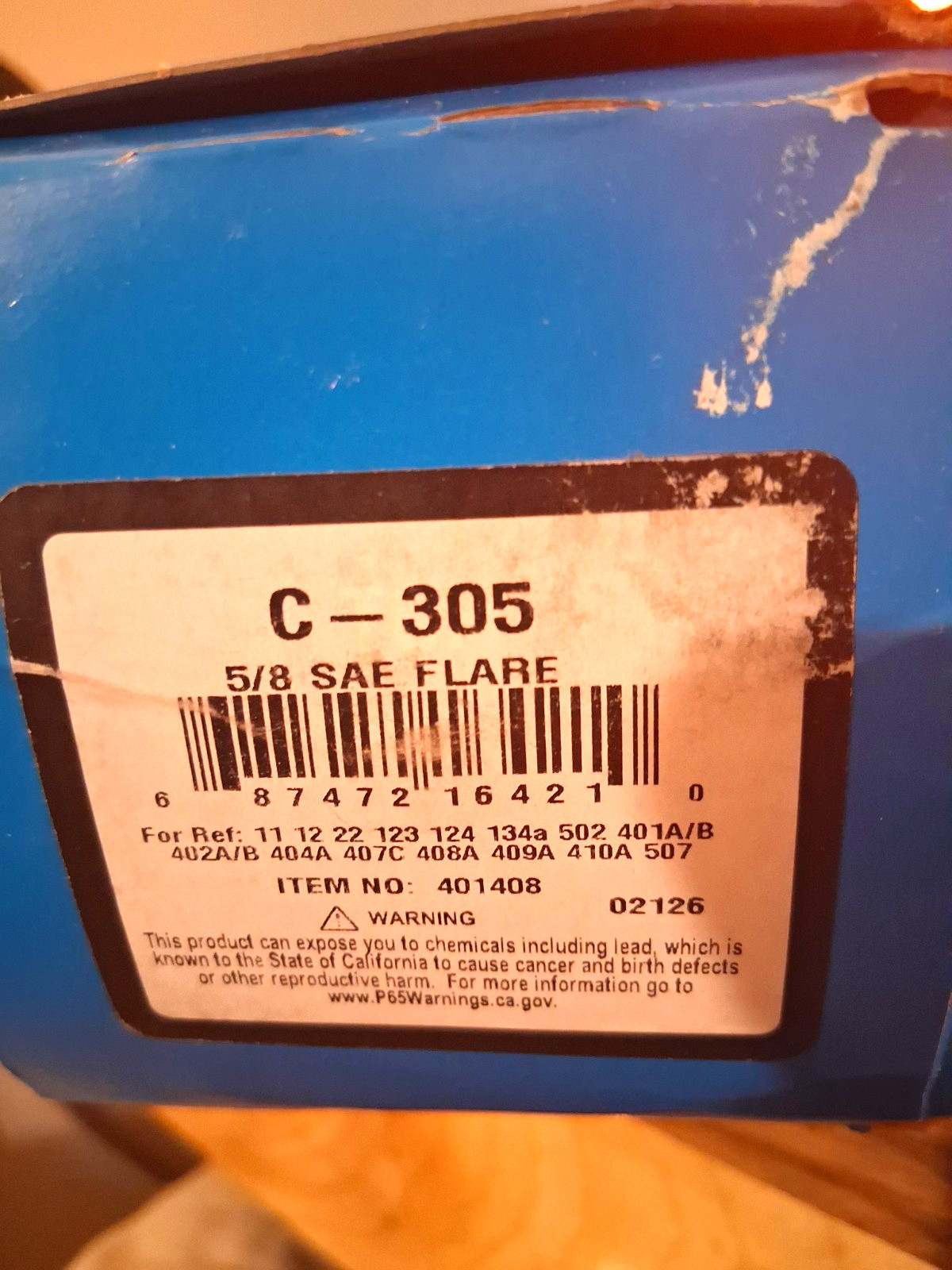 New Sporlan C-305 Catch-All 5/8″ ODF Liquid Line Filter Drier