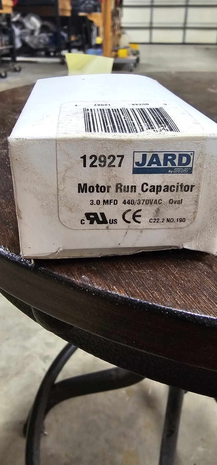 JARD by MARS 3.0µF Motor Run Capacitor 370/440VAC 12927 325P305H44A15A4ZM9