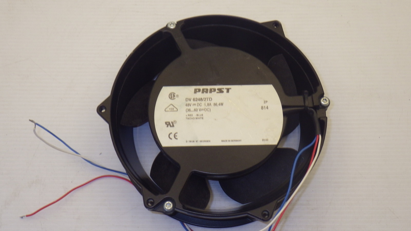 PAPST DV6248/2TD 48V FAN