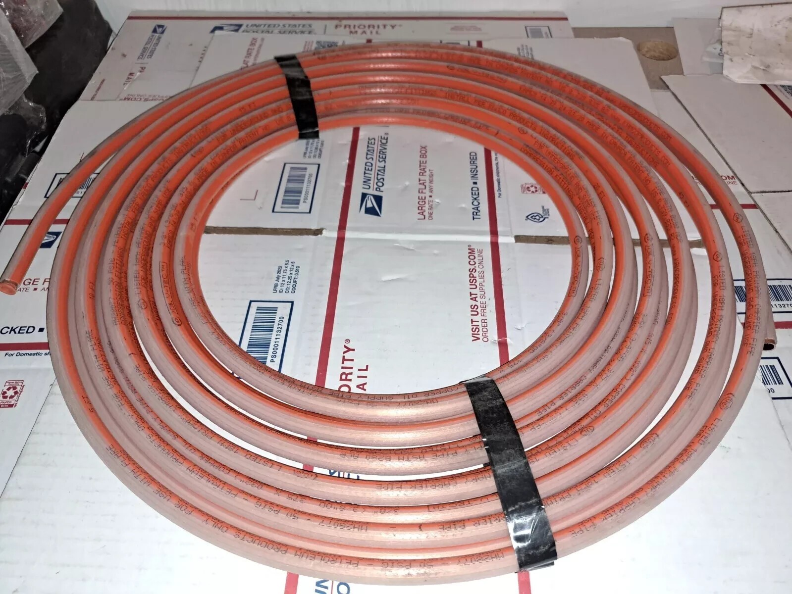 3/8″ x 50ft Coated Copper Line – Heat Tubing Oil Burner Beckett AFG Riello Wayne