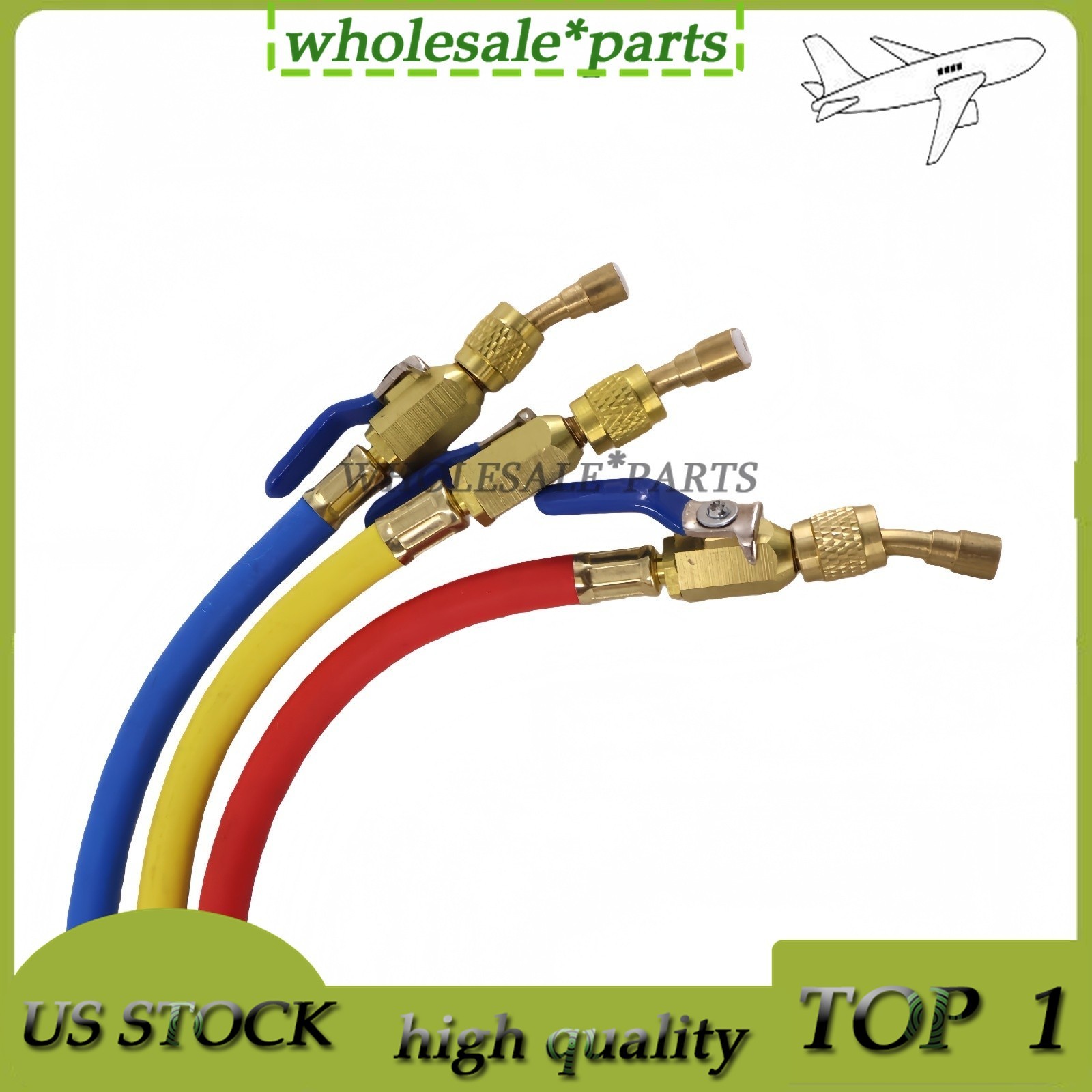 29986 3X Plus II 1/4″ Hose with Compact Ball Valve End Refrigerant Charging Hose