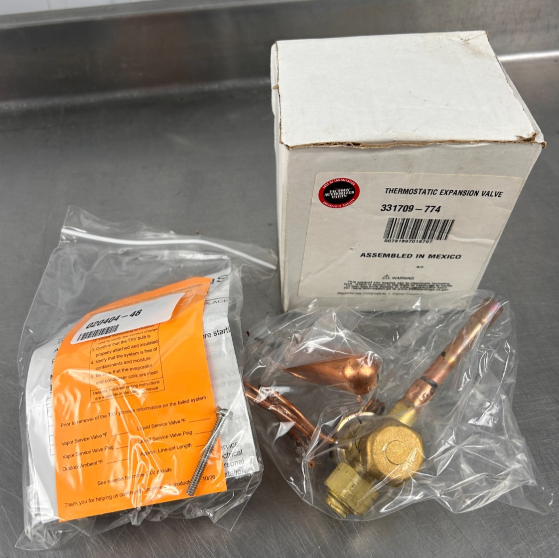2.5 Ton R-410A Thermostatic Expansion Valve, 331709-774 New Open Box