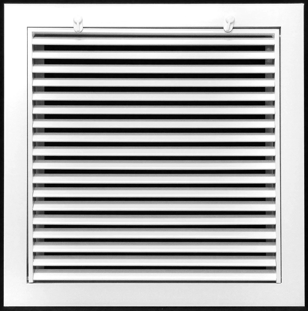 HVAC Premium 24×24 Aluminum Return Filter Grille for 1″ Filter Easy Airflow