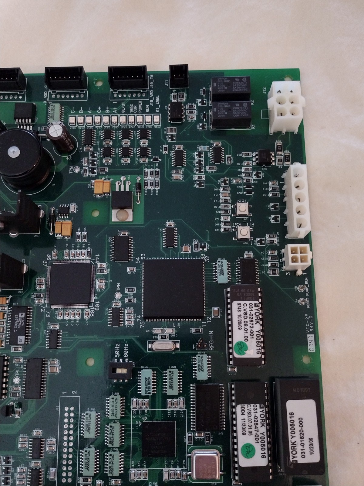 York Chiller Logic Board 031-02506-001 Rev B