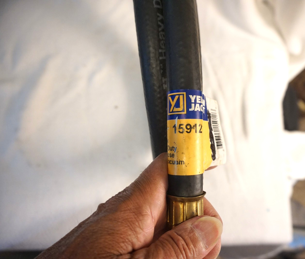 Yellow Jacket 15912 Refrigerant Charging/High Vacuum Hose, 1/2 in Nominal, 12 ft