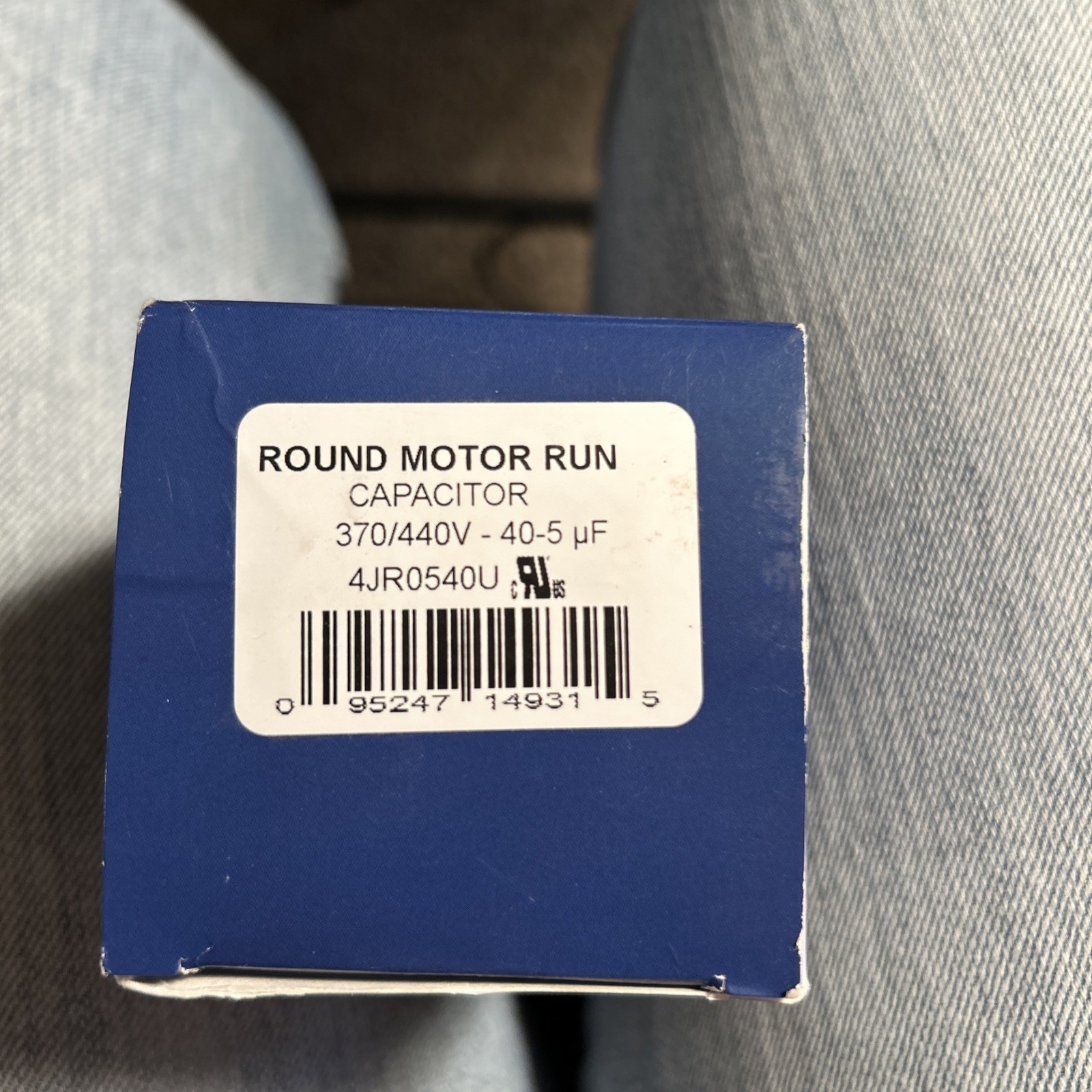 Diversitech 4JR0540U Round Motor Run Capacitor 40+5 uF, 370/440F 50/60Hz new