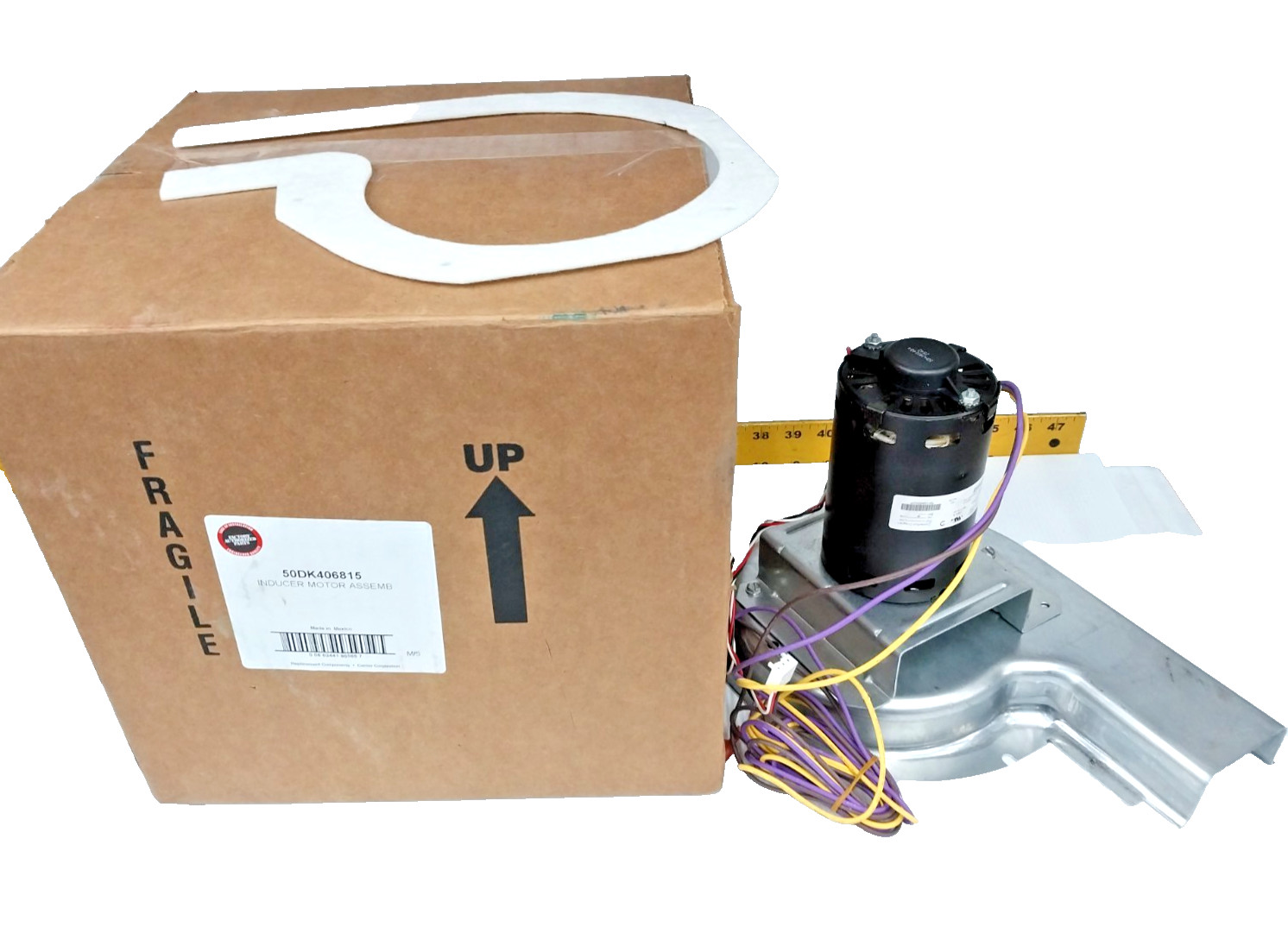New Fasco / Carrier Inducer Motor Assembly 1/16 HP 208/230 V 3450 RPM 50DK40681