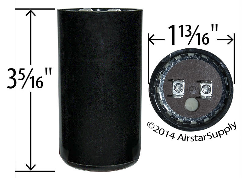 108-130 uF x 220 250 VAC BMI # 092A108B250BD4A Motor Start Capacitor USA