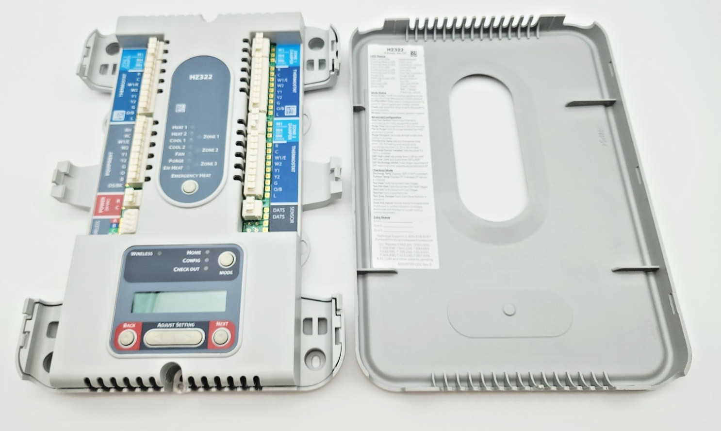 Honeywell HZ322 TrueZONE 3 Zone 2H/2C Control Panel Circuit Board