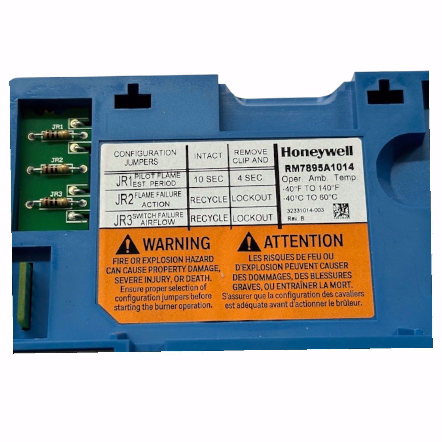 HONEYWELL RM7895A1014 AUTOMATIC PROGRAMMING CONTROL