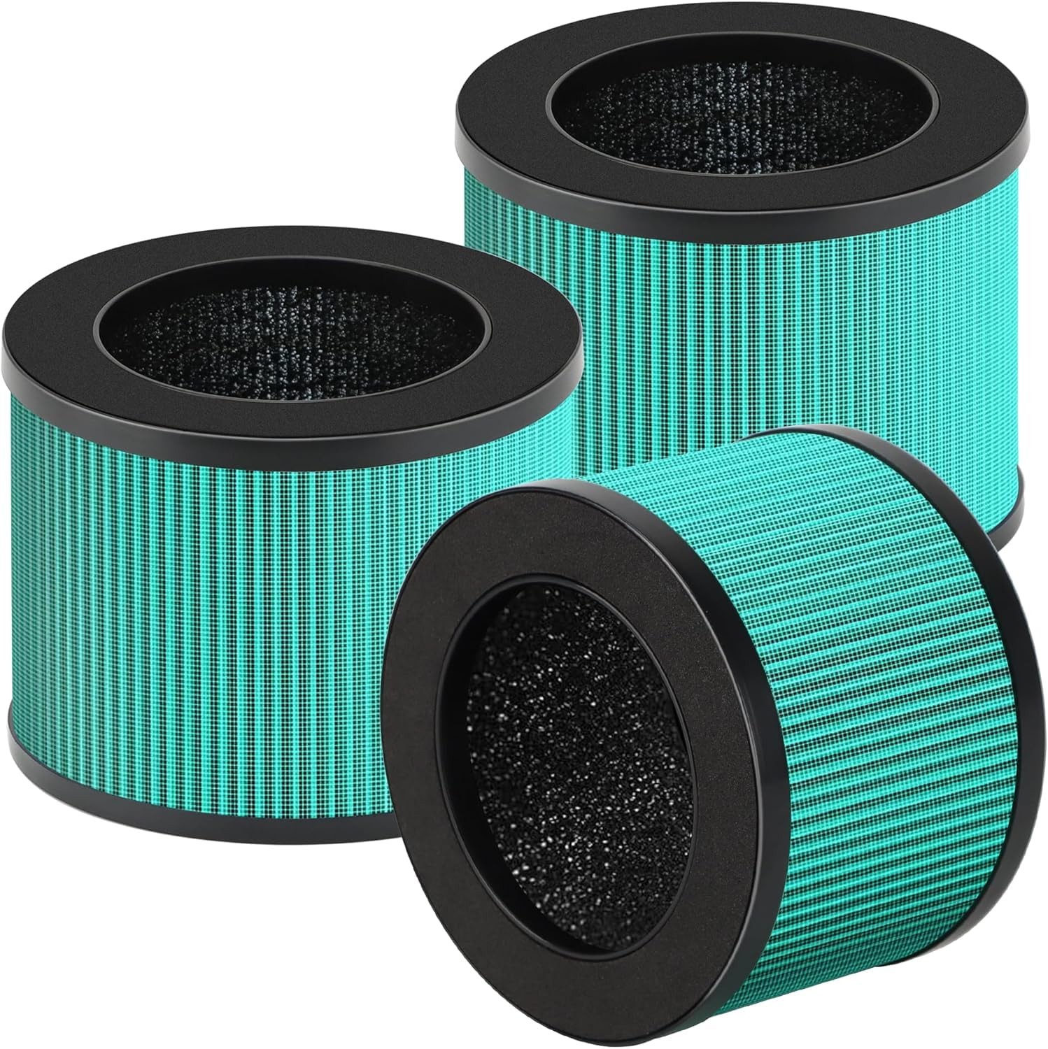 LemonQueen MK01 MK06 Air Filter Replacement Compatible with 3 Pack Green