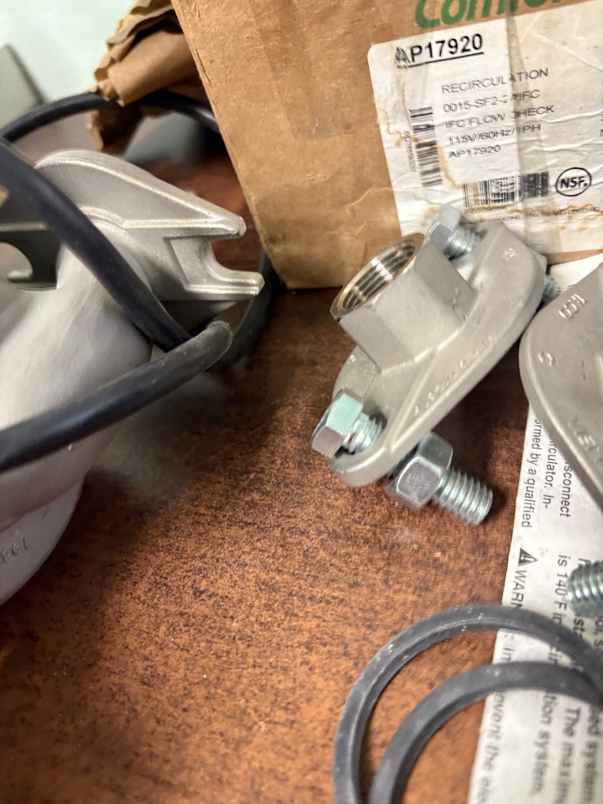 NEW TACO 0015-SF2-2IFC RECIRCULATION PUMP KIT . S1