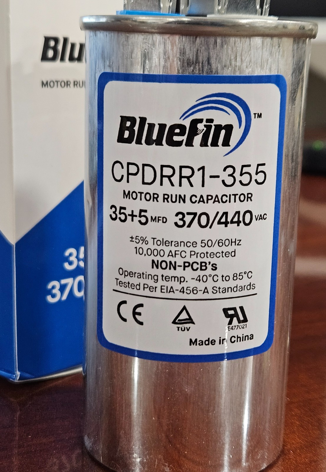 35+5 35/5 uF MFD 370/440V 440 VAC HVAC Universal Dual Run Capacitor HVAC AC 35 5